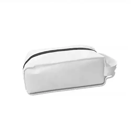 Abrasion resistant black toiletry kit vs standard polyester wash bags